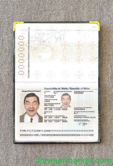Malta passport photo look